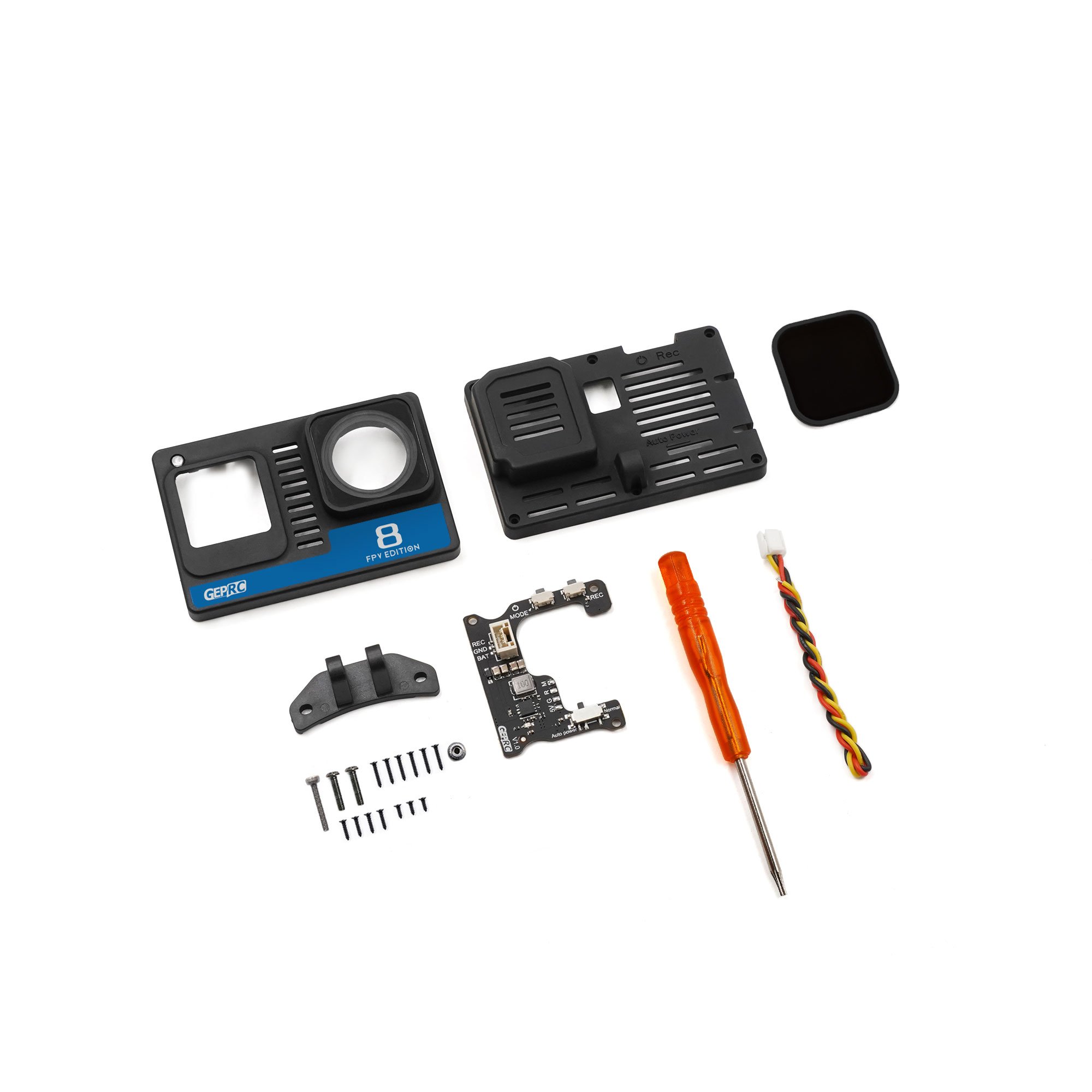 Walksnail Avatar Hd Goggles X - Geprc裸ケースbecボードと移動プロヒーロー8フルカメラクラウンhdワニの赤ちゃん4 CineLog25ロケットfpv cinewhoopドローン